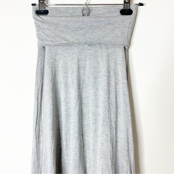 GAP Convertible Maxi Dress 4 in 1 Dress Skirt heather grey Fold over size XS - Picture 4 of 12